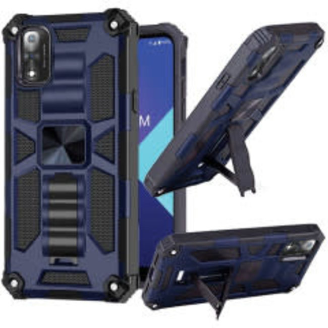 For Apple For Apple iPhone 8 Plus / 7 Plus / 6 Plus Machine Magnetic Kickstand Case Cover
