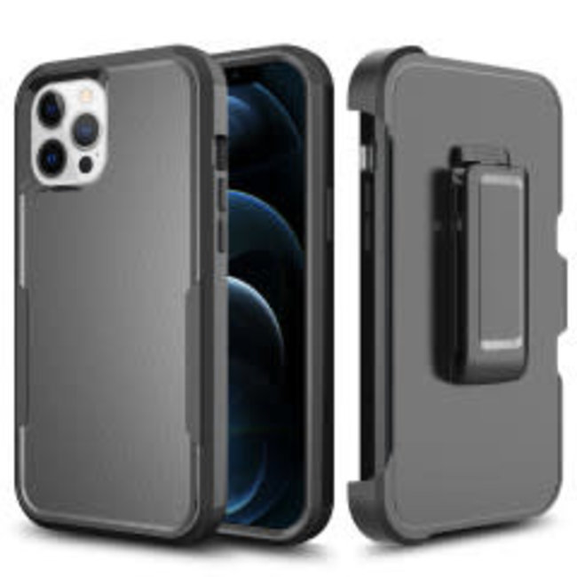 For Apple For Apple iPhone 13 Commando Holster Kickstand Hybrid Tuff Case Cover