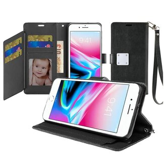 For Apple For Apple iPhone SE 3 (2022) SE/8/7 Wallet ID Card Holder Case Cover