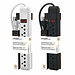 Argom 6-Outlet Power Strip 110V - Black