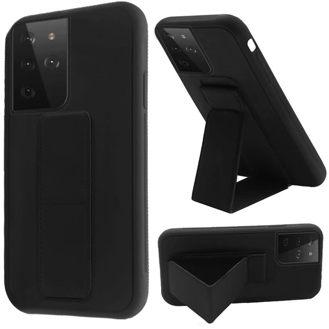 For Samsung For Samsung Galaxy s21 Plus / s30 Plus Foldable Magnetic Kickstand Vegan Case Cover