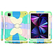 For Apple For Apple iPad Air 4 / iPad Air 5 / iPad Pro 11 inch Butterfly Kickstand 3in1 Tough Hybrid Case Cover with Shoulder Strap