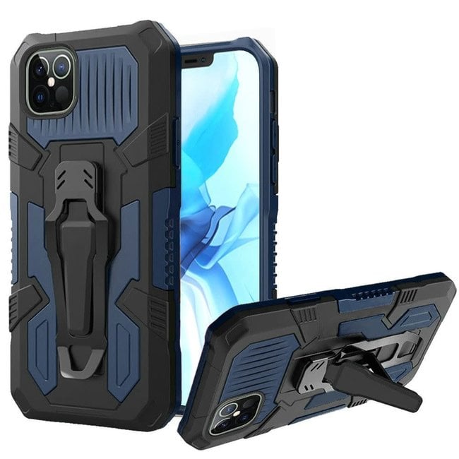 For Apple For Apple iPhone XR Travel Kickstand Clip Hybrid Case Cover