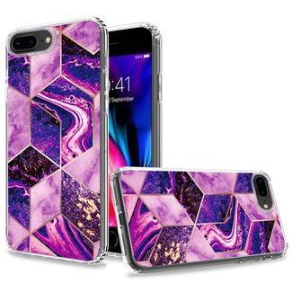 For Apple For Apple iPhone 8 Plus / 7 Plus / 6 Plus Trendy Fashion Design Hybrid Case Cover