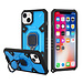 For Apple For Apple iPhone 13 Pro Max Transparent Design Shockproof Magnetic Ring Stand Case Cover