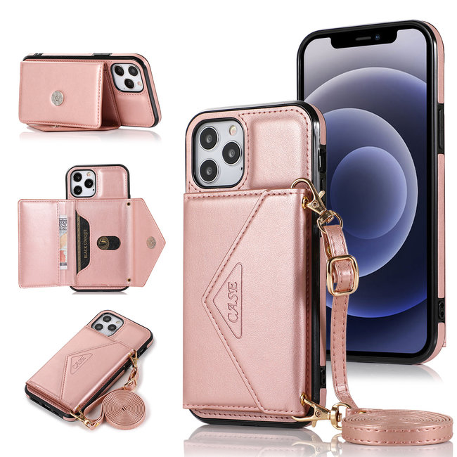 For Apple For Apple iPhone 13 Pro Max ELEGANT Wallet Case ID Money Holder Case Cover