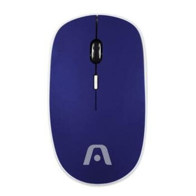 Argom Wireless Optical Mouse Rubber SLIM 2.4GHz 800/1600 dpi Blue