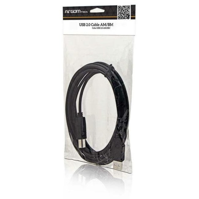 Argom USB 2.0 Printer Cable AM/BM -  6 ft