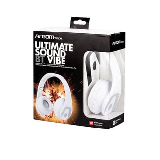 Argom Ultimate Sound Wireless Headset Vibe - White