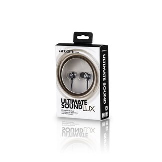 Argom Ultimate Sound Lux Wireless BT Magnetic Earbuds  Flat Cable