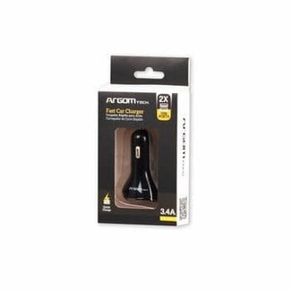 Argom 2-Ports USB 3.4A Fast Car Charger