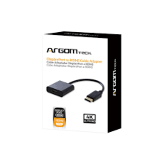 Argom Display Port to HDMI Cable Adapter - 6" inch