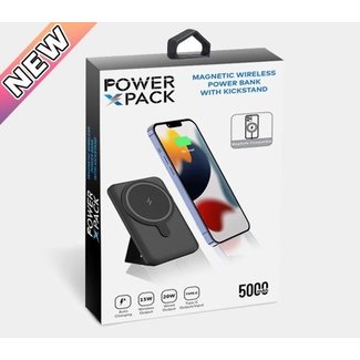 XSI Power X Pack Magnetic Wireless Power Bank with Kickstand