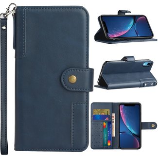 For Apple For Apple iPhone XR Retro Wallet Card Holder Case Cover