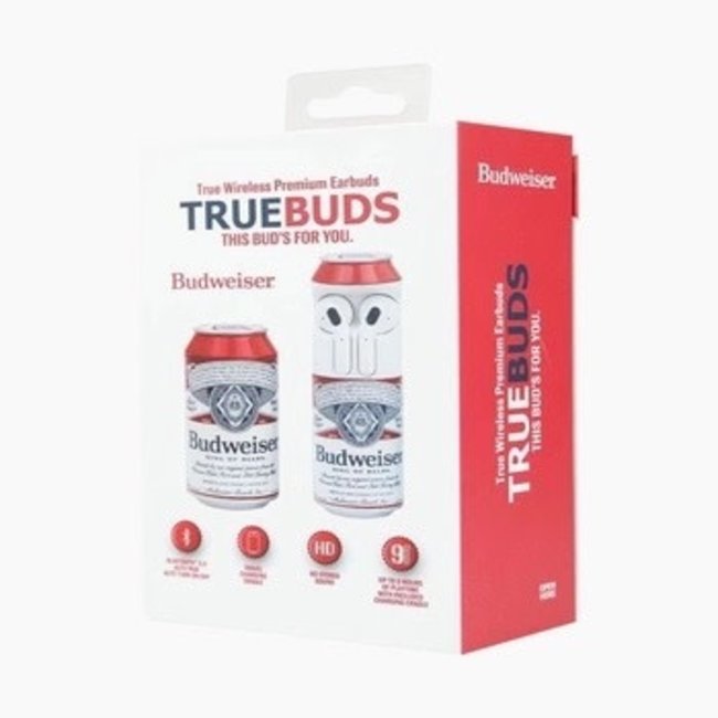 Budweiser Budweiser True Wireless Premium Bluetooth 5.0 Earbuds with Charging Case