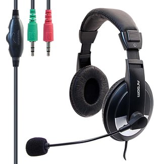 Argom Stereo Headset 75 Pro with Microphone and Volume Control