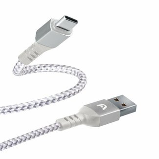 Argom Type-C to USB 2.0 - Nylon Braided -Metal Connector - Fast Charging 6FT