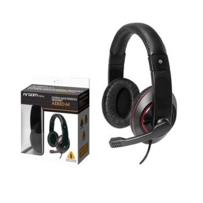 Argom Stereo Headset Aero 64 with Microphone and Volume Control