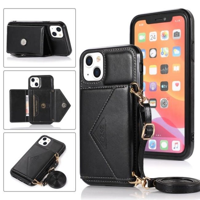 For Apple For Apple iPhone 11 (XI6.1) ELEGANT Wallet Case ID Money Holder Case Cover