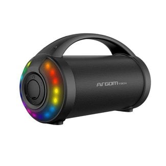 Argom Radyon Beats Wireless BT Speaker with LED Lights- Black