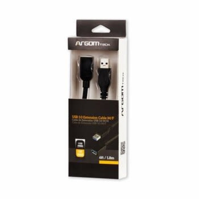 Argom Cable USB 3.0 Male to Female - 6ft