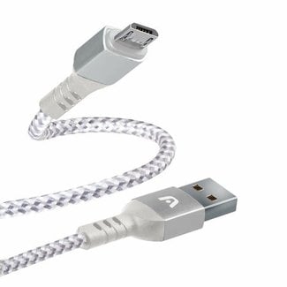 Argom Micro USB to USB 2.0 - Nylon Braided - Dura Form Connector - Fast Charging 6FT