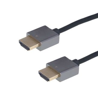 Argom HDMI/HDMI Cable M/M - Slim Cable/Metal Shell - 6 ft