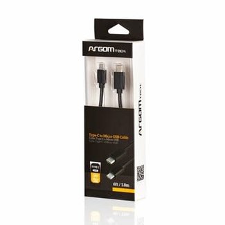 Argom Cable Type-C to Micro USB 2.0  - 6ft