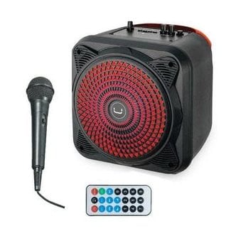 unno Unno BeatBox TWS Karaoke Speaker with LED Lights and Microphone