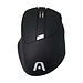 Argom Maxi Ergonomic Wireless Optical Mouse Rubber  2.4GHz  800/1600 dpi Black