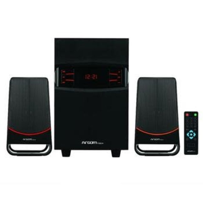 Argom SoundBass 40 Speaker System 40W Wireless -Bluetooth w/USB/MicroSD, Remote Control, 100/240V