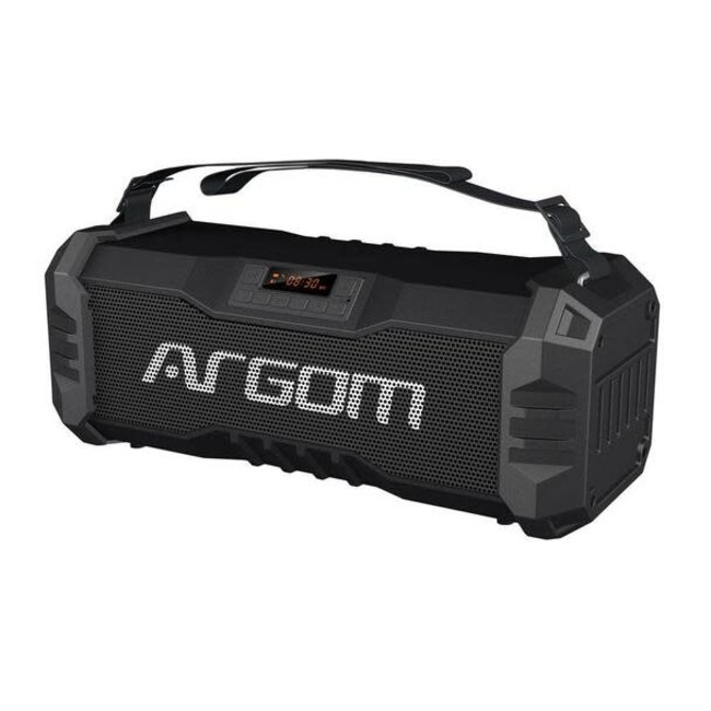 Argom Slambox Active Beats Hi-Fi BT Indoor/Outdoor Water Resistant  + MIC for calls + Equalizer 2.0CH Speaker 10W - Black