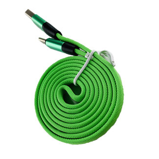 Techy C2G Type C Fabric Charging Cable  3' Solid