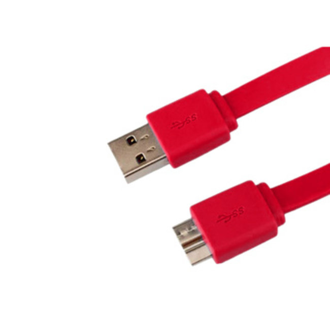 inkax Inkax Micro Cable with Cable Storable Clip Micro Red