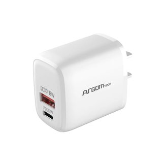 Argom Dual Fast Charger PD 20W Type-C & USB Wall Charger