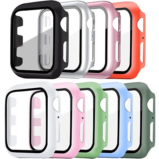 For Apple For Apple Watch 42mm - Watch Frame with Tempered Glass