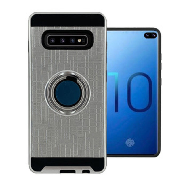 For Samsung For Samsung Galaxy S10 Plus Mesh Series Magnetic Ring360 Case