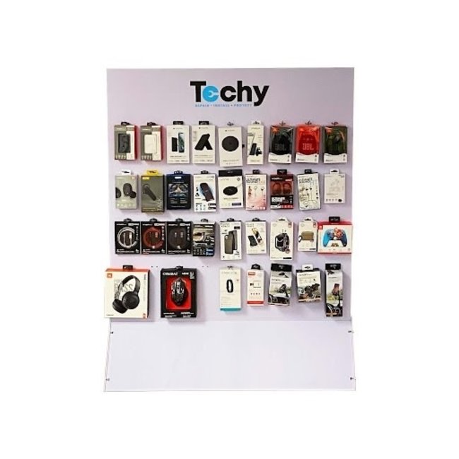 Techy Techy Portable Display -  (Hooks included)