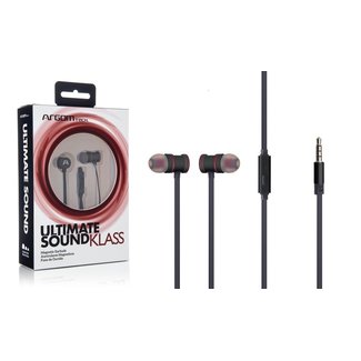 Argom Ultimate Sound Klass Magnetic Earbuds Flat Cable - with MIC