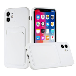 For Apple For Apple iPhone 13 Pro Max CASE Thick TPU Card Holder (2) with Camera Protection