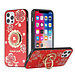 For Apple For Apple iPhone 13 Pro SPLENDID Diamond Glitter Ornaments Engraving Case Cover Good Luck Floral