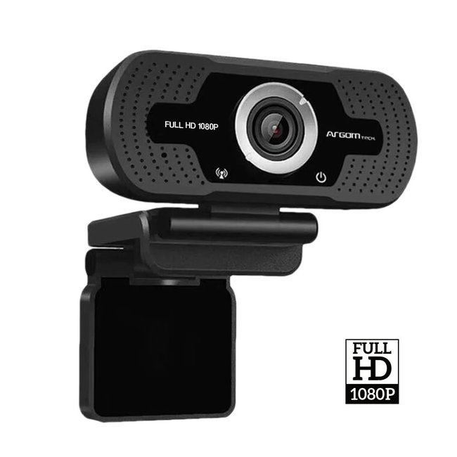 Argom Argom Tech CAM40 FULL High Deifinition Video 1080P Wide Angle Built in Microphone w/Noise Reduction  - Black
