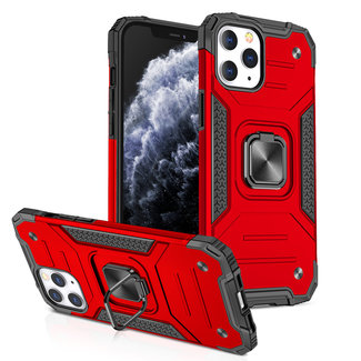 For Apple For Apple iPhone 11 (XI 6.1) Robust Magnetic Kickstand Hybrid Case Cover