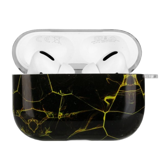 For Apple For AirPods 3 IMD Design Case Cover with Metal Hook