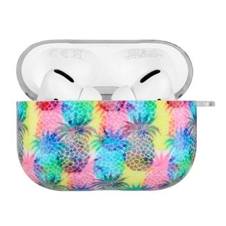 For Apple For AirPods Pro IMD Design Case Cover with Metal Hook