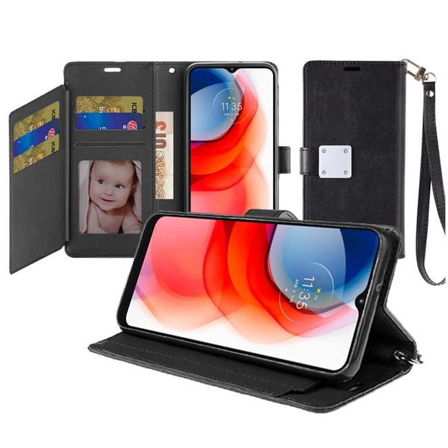 For Samsung For Samsung Galaxy S22 Ultra Wallet ID Card Holder Case Cover