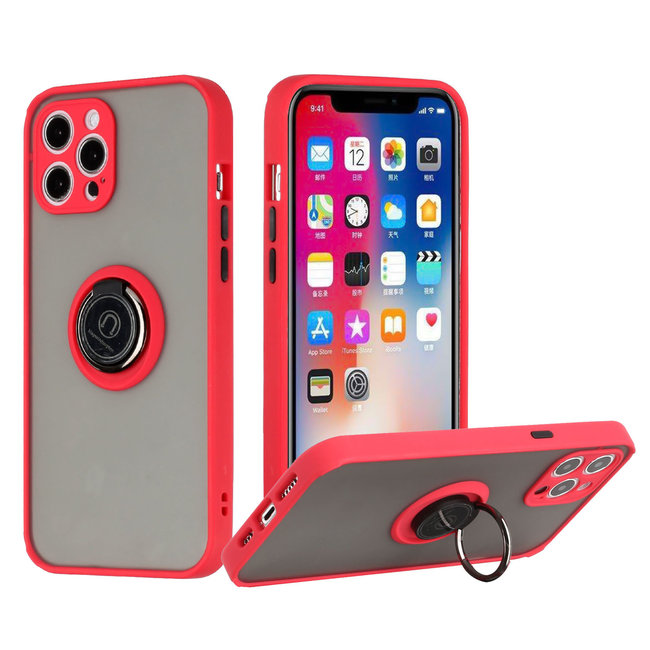 For Apple For Apple iPhone 14 Plus 6.7" Magnetic RingStand Case Cover