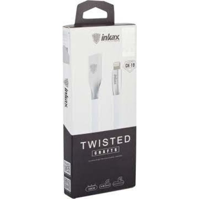 inkax Inkax Twisted Crafts iPhone Cable 100CM 2.1A Speed