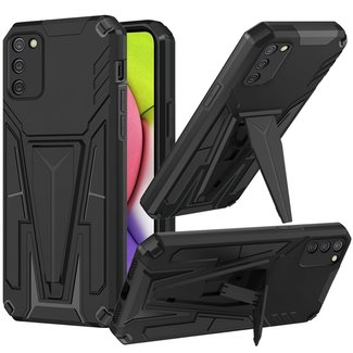For Samsung For Samsung Galaxy A03s Alien Design Shockproof Kickstand Magnetic Hybrid Case Cover