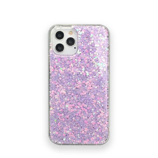 For Apple For Apple iPhone 12 & iPhone 12 Pro (Open Camera Hole) Fashion Universe Jewel Glitter Epoxy